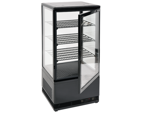 WITRYNA CHŁODNICZA 78L 42X38X96 CZARNA