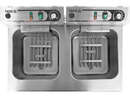FRYTOWNICA ELEKTRYCZNA PODWÓJNA WOLNOSTOJĄCA Z SZAFKĄ 2X11,5L