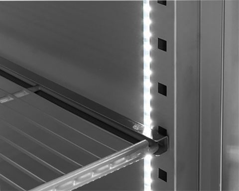 SZAFA CHŁODNICZA GN 2/1 650L PRZESZKLONA