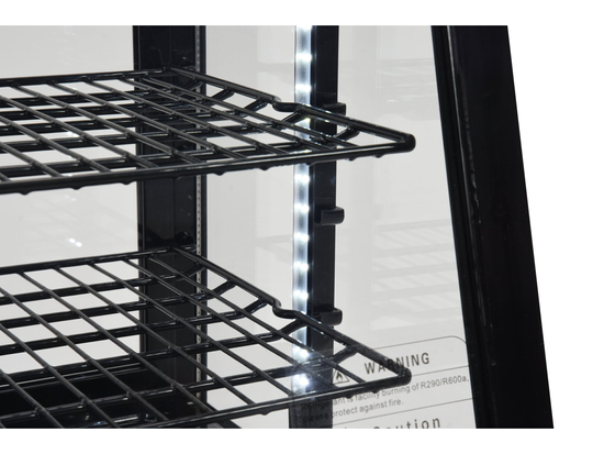 WITRYNA CHŁODNICZA 100L 68X45X67 CZARNA