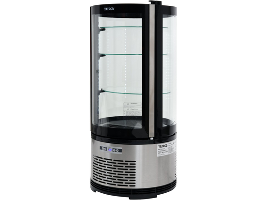 WITRYNA CHŁODNICZA 100L 48X48X103 CZARNA