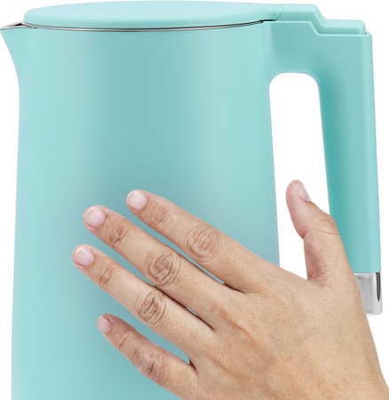CZAJNIK ELEKTRYCZNY 1,5L TURKUSOWY, COOL TOUCH