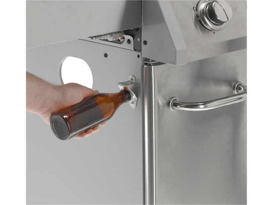 GRILL GAZOWY ITAMI 3+1 STAL NIERDZEWNA 11,5KW, Z SZYBĄ