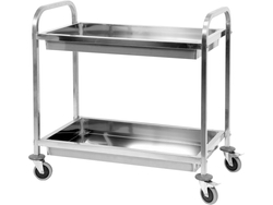 WÓZEK SERWISOWY 2-PÓŁKOWY GŁĘBOKI