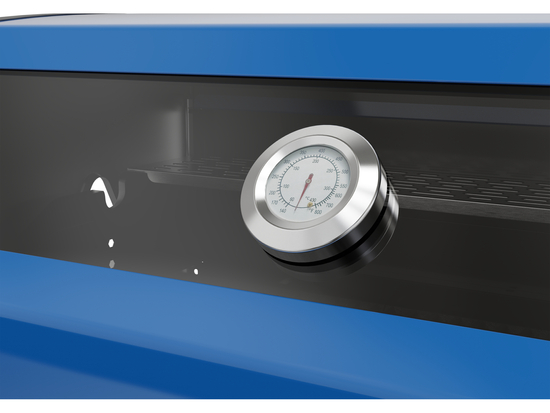 GRILL GAZOWY OKAYA 4+1, 14,5KW, Z SZYBĄ, NIEBIESKI