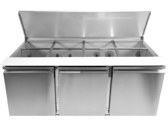 STÓŁ CHŁODNICZY 3-DRZWIOWY Z POKRYWĄ