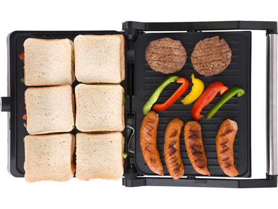 GRILL ELEKTRYCZNY 2200W, 29X23CM