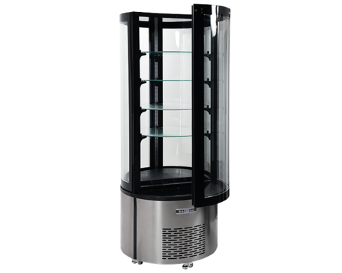 WITRYNA CHŁODNICZA 400L 68X68X175 CZARNA