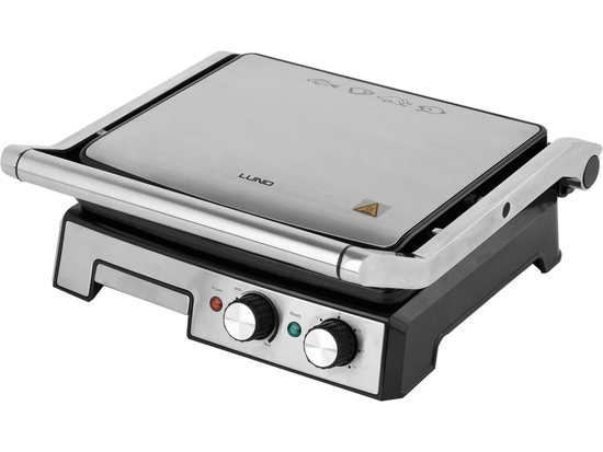 GRILL ELEKTRYCZNY 2000W, 29,5X24CM, TIMER