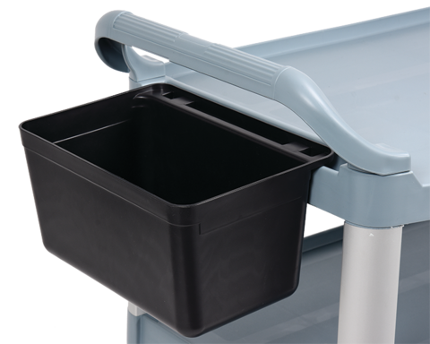 POJEMNIK DO WÓZKA CZARNY PP 33,5X23,1X18CM