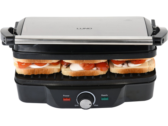 GRILL ELEKTRYCZNY 1600W, 28 X 17CM, REGULACJA TEMPERATURY