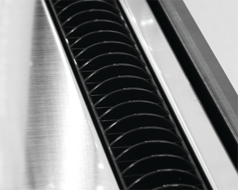 WITRYNA CHŁODNICZA 78L 43X39X98 CZARNA