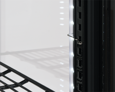 WITRYNA CHŁODNICZA 78L 42X38X96 CZARNA