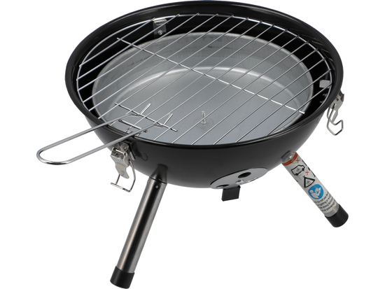 GRILL WĘGLOWY PRZENOŚNY, RUSZT 32CM