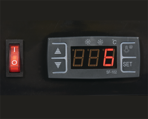 WITRYNA CHŁODNICZA 5X1/2 GN 175,5X39,5X37,5