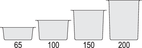 POJEMNIK GASTRONOMICZNY GN 1/2 200MM PC