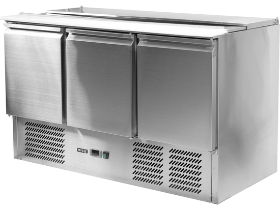 STÓŁ CHŁODNICZY 3-DRZWIOWY Z POKRYWĄ