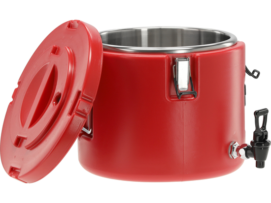 TERMOS TRANSPORTOWY OKRĄGŁY Z KRANIKIEM 15L