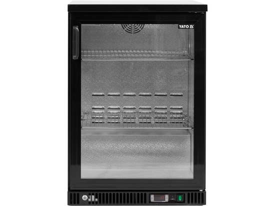 WITRYNA CHŁODNICZA DO BUTELEK 1-DRZWIOWA CZARNA