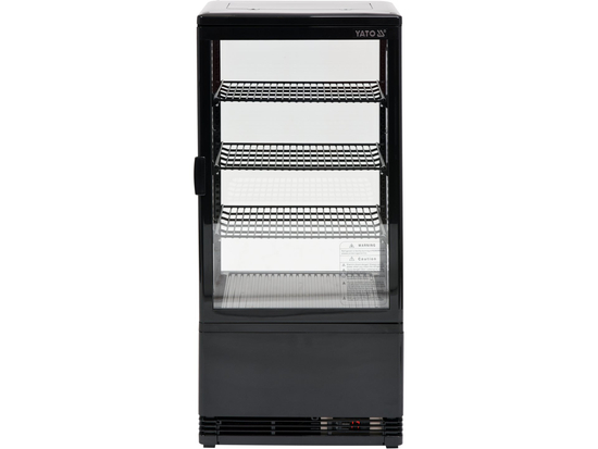 WITRYNA CHŁODNICZA 78L 42X38X96 CZARNA