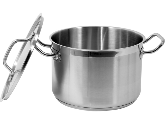 GARNEK ŚREDNI Z POKRYWKĄ ZE STALI NIERDZEWNEJ 24X16XM 7,2L