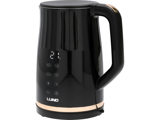 CZAJNIK EL. 1,7L, REGULACJA TEMPERATURY, CZARNY