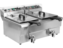 ELEKTRYCZNA FRYTOWNICA Z ZAWOREM 2X12L