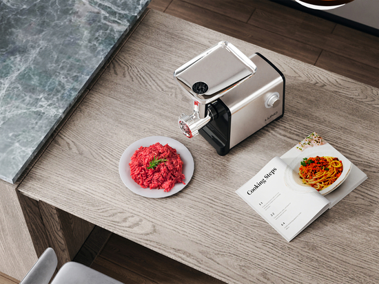 MASZYNKA DO MIELENIA MIĘSA 350W STAL NIERDZEWNA