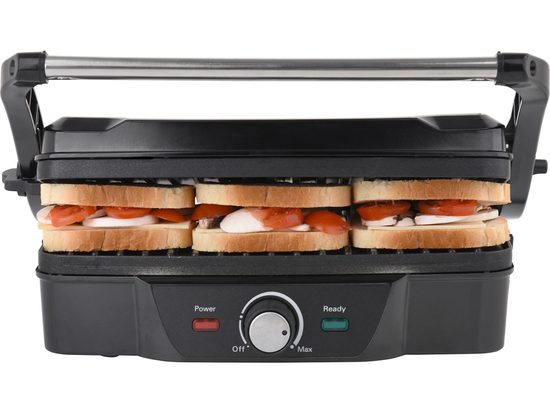 GRILL ELEKTRYCZNY 1600W, 28 X 17CM, REGULACJA TEMPERATURY