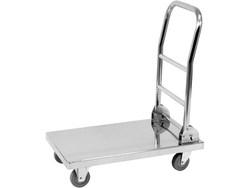 WÓZEK PLATFORMOWY SKŁADANY ZE STALI NIERDZEWNEJ