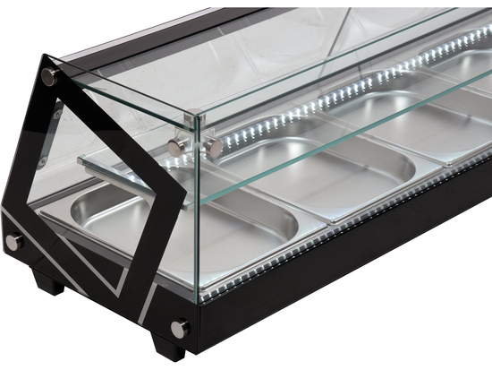 WITRYNA CHŁODNICZA 5X1/2 GN 175,5X39,5X37,5