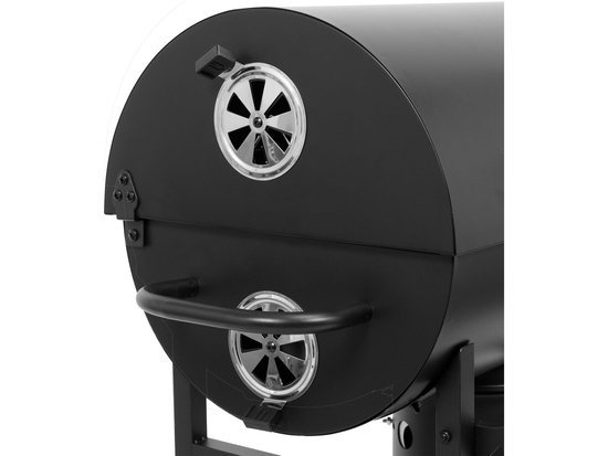 GRILL WĘGLOWY Z POKRYWĄ, RUSZT 71X34,5CM