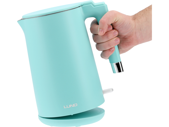 CZAJNIK ELEKTRYCZNY 1,5L TURKUSOWY, COOL TOUCH