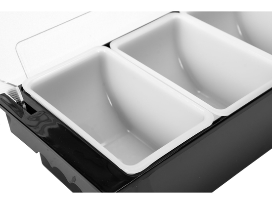 POJEMNIK BARMAŃSKI CZARNY 5 SEGMENTÓW