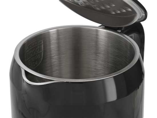 CZAJNIK ELEKTRYCZNY 1,7L, REGULACJA TEMP. CZARNY