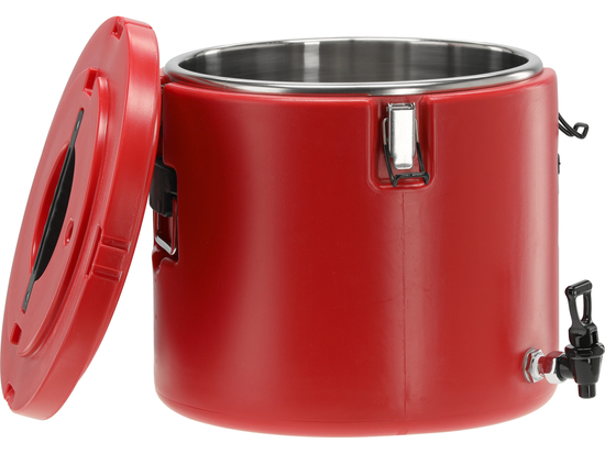 TERMOS TRANSPORTOWY OKRĄGŁY Z KRANIKIEM 30L