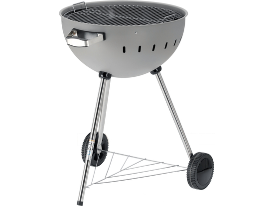 GRILL WĘGLOWY OKRĄGŁY 54CM SZARY