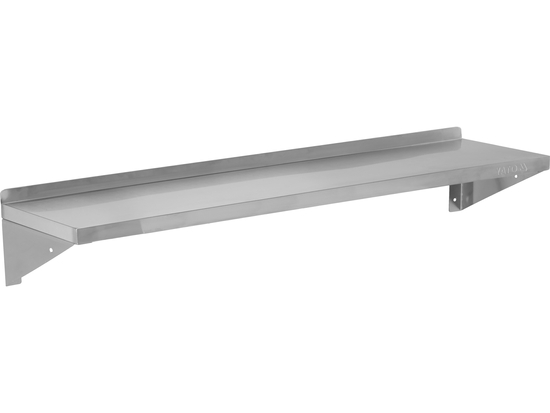 PÓŁKA WISZĄCA Z RANTEM POJEDYNCZA 1500X300X180MM