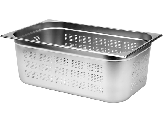 POJEMNIK PERFOROWANY ZE STALI NIERDZEWNEJ GN 1/1 200