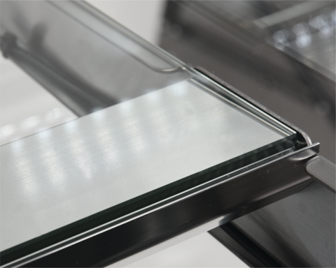 WITRYNA CHŁODNICZA 500L 90X80X144 CZARNA