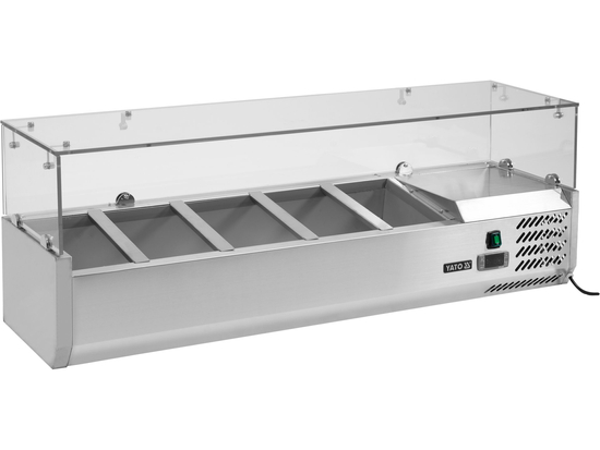 WITRYNA CHŁODNICZA NADSTAWNA 5X1/4 GN