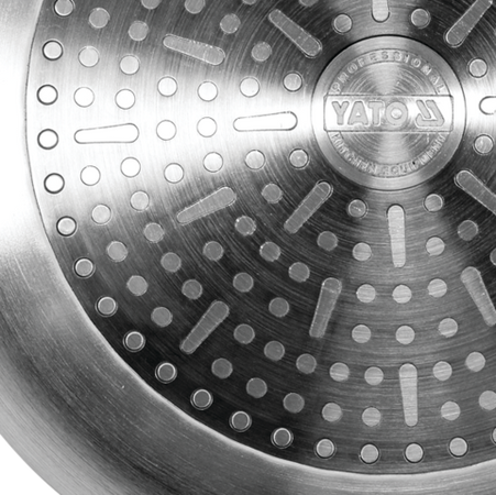 ALUMINIOWA PATELNIA Z POWŁOKĄ PTFE NA INDUKCJĘ 280MM