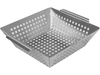 KOSZYK DO GRILLOWANIA, STAL NIERDZEWNA 26 X 22 X 7CM