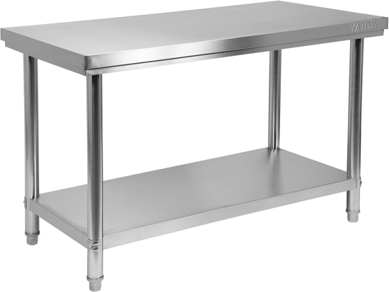 STÓŁ CENTRALNY SKŁADANY Z PÓŁKĄ 1500×600×H850MM