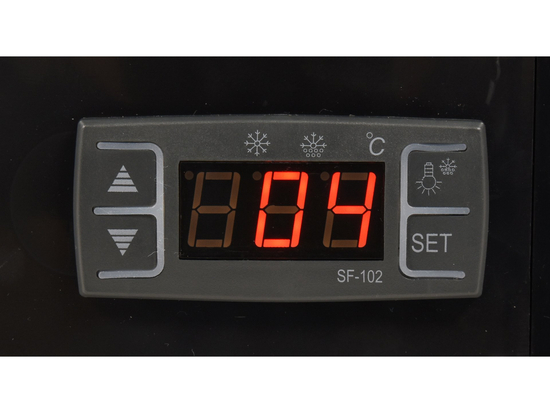 WITRYNA CHŁODNICZA 100L 68X45X67 CZARNA