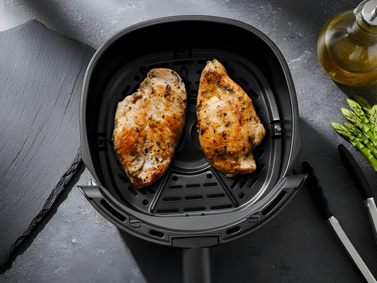 FRYTKOWNICA BEZTŁUSZCZOWA 1000W 2,6L CZARNA