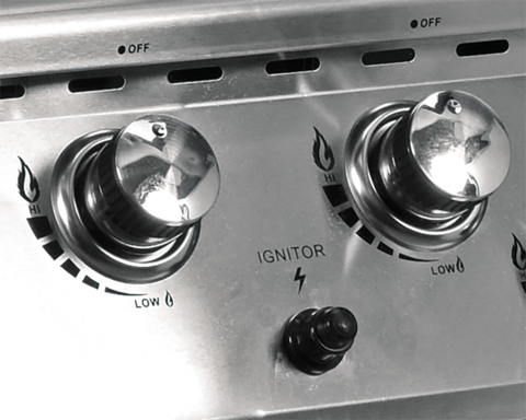 GRILL GAZOWY YOKATE 4+1 STAL NIERDZEWNA 17,5KW