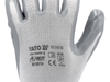 RĘKAWICE OCHRONNE NYLONOWE POWLEKANE OLEJOODPORNYM NITRYLEM ROZMIAR 9