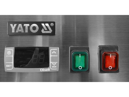 STÓŁ CHŁODNICZY 3-DRZWIOWY PRZESZKLONY - LINIA 700