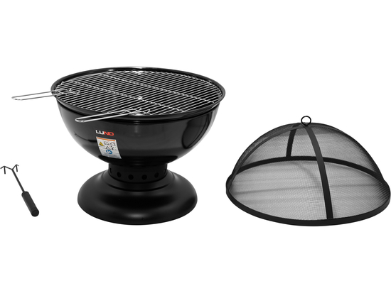 PALENISKO STALOWE Z RUSZTEM 54CM